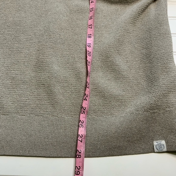 LUCKY BRAND Khaki colored V-Neck Knit Sweater - Picture 6 of 6